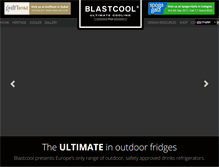 Tablet Screenshot of blastcool.com